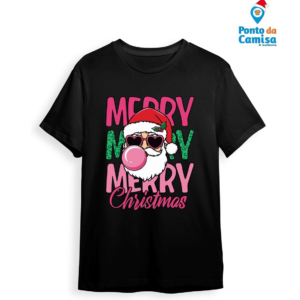 Camisa Natal - Merry Merry Merry