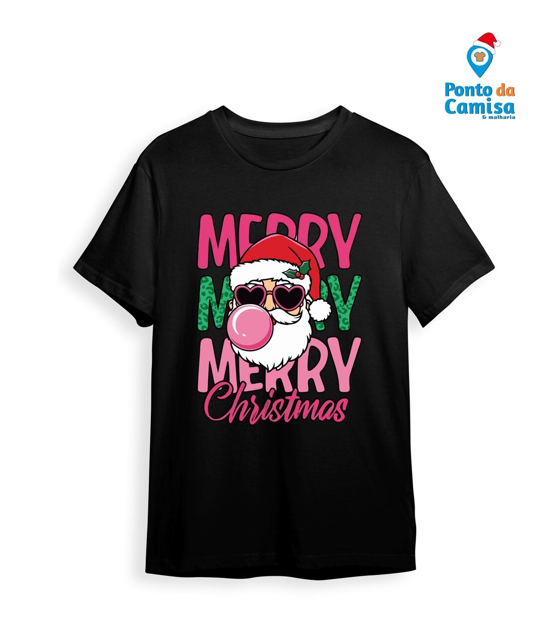 Camisa Natal - Merry Merry Merry