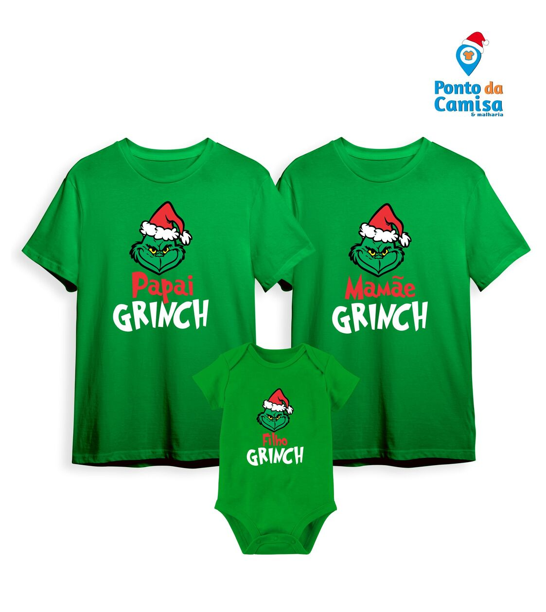 Camisa Natal - Grinch