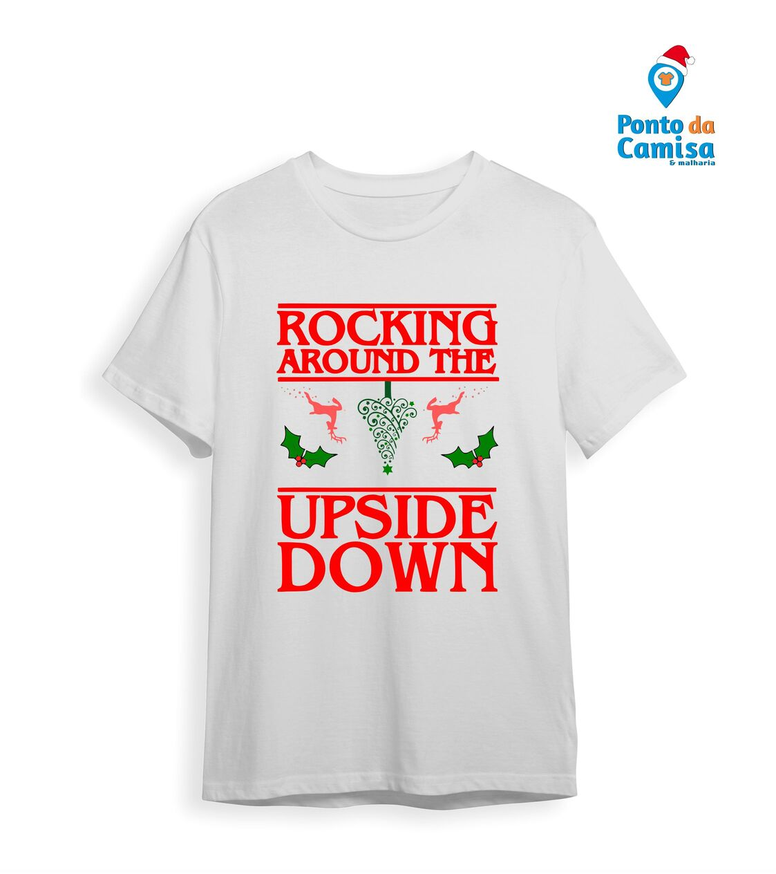 Camisa Natal - Christmas in the Upside Down