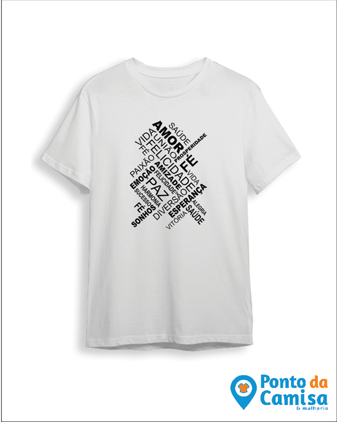 Camisa Réveillon- Amor Vida Felicidade Paz