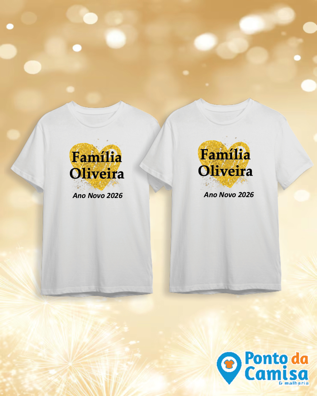 Camisa Réveillon- Família Ano Novo 2026