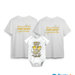 Camisa  Réveillon - Meu Primeiro Ano Novo