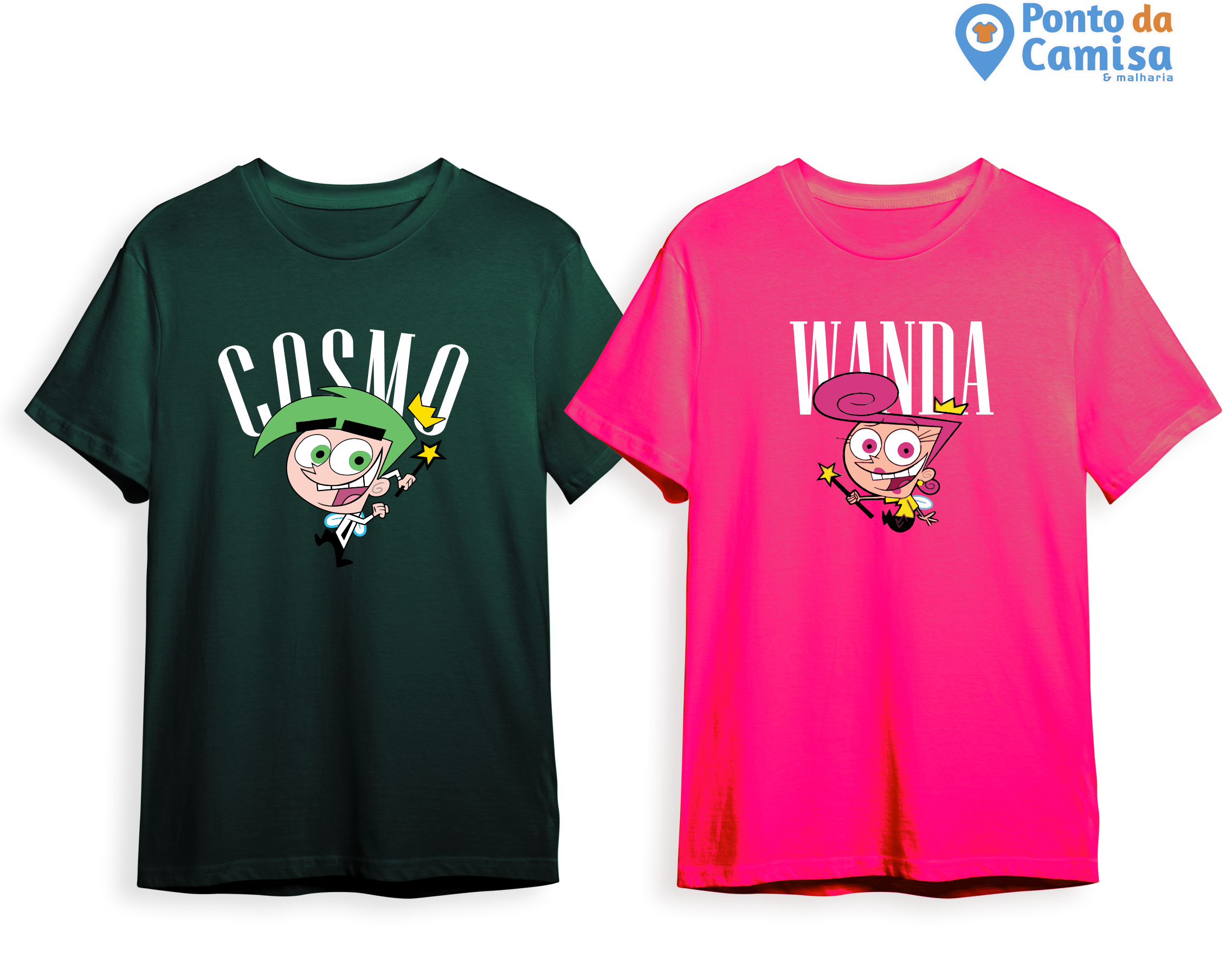 Camisa Carnaval - Cosmo e Wanda