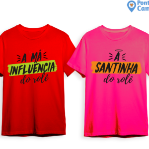 Camisa Carnaval - A Má e a Santinha do Rolê