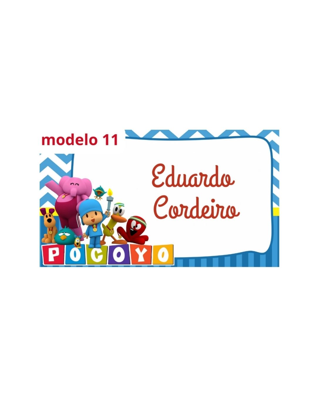 Etiquetas Termocolantes - Pocoyo