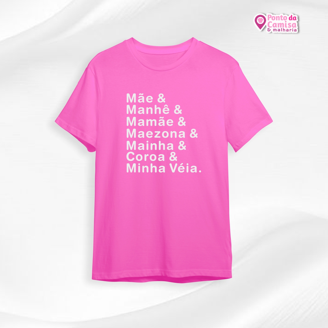 Camisa Dia das Mães - Apelidos