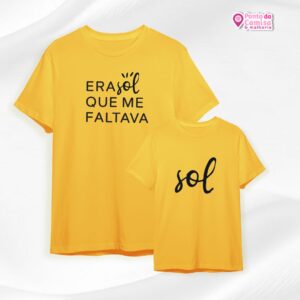 Camisa Dia das Mães - Era Sol que me faltava