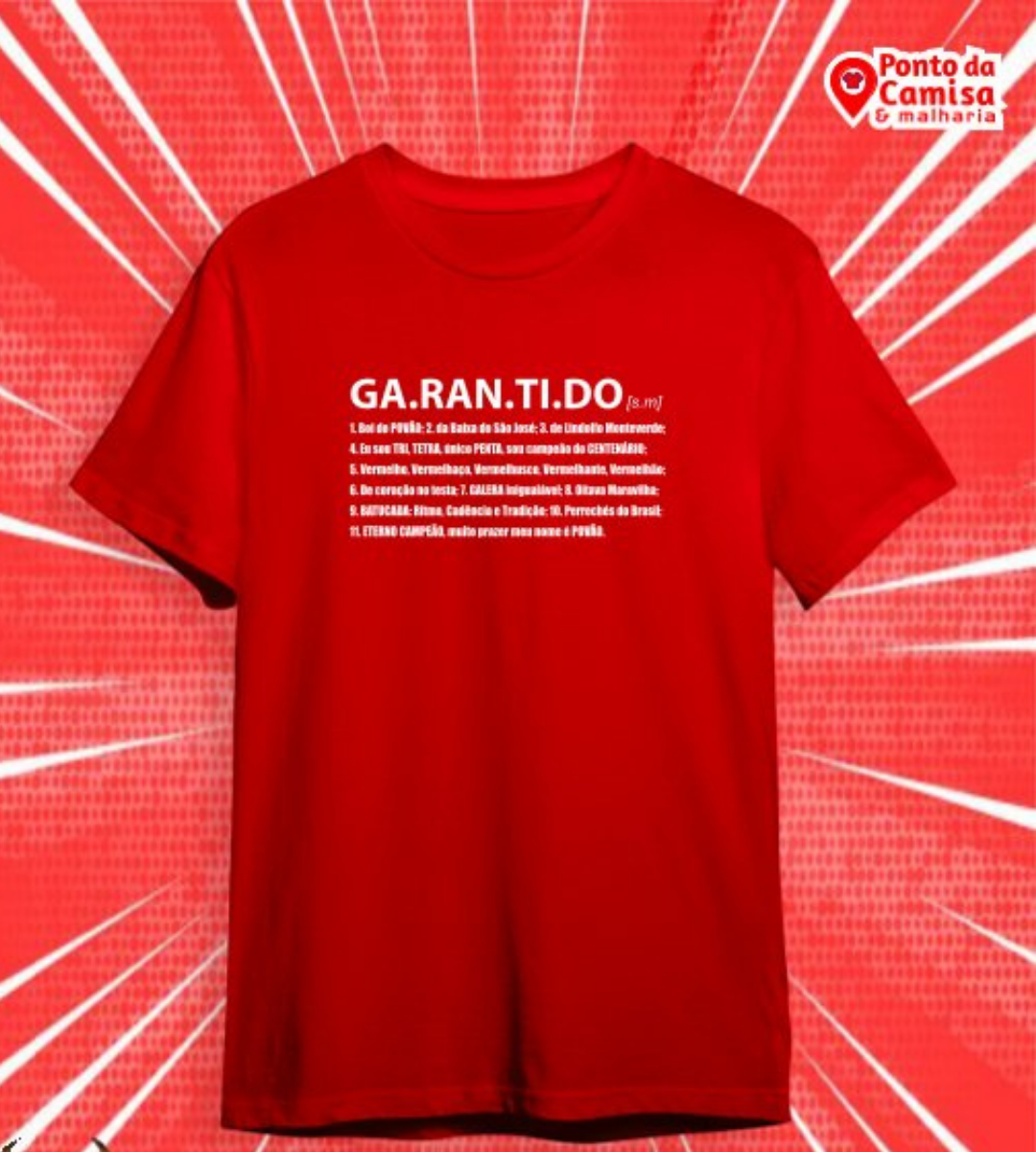 Camisa Parintins - Dicionário: Significado de Garantido