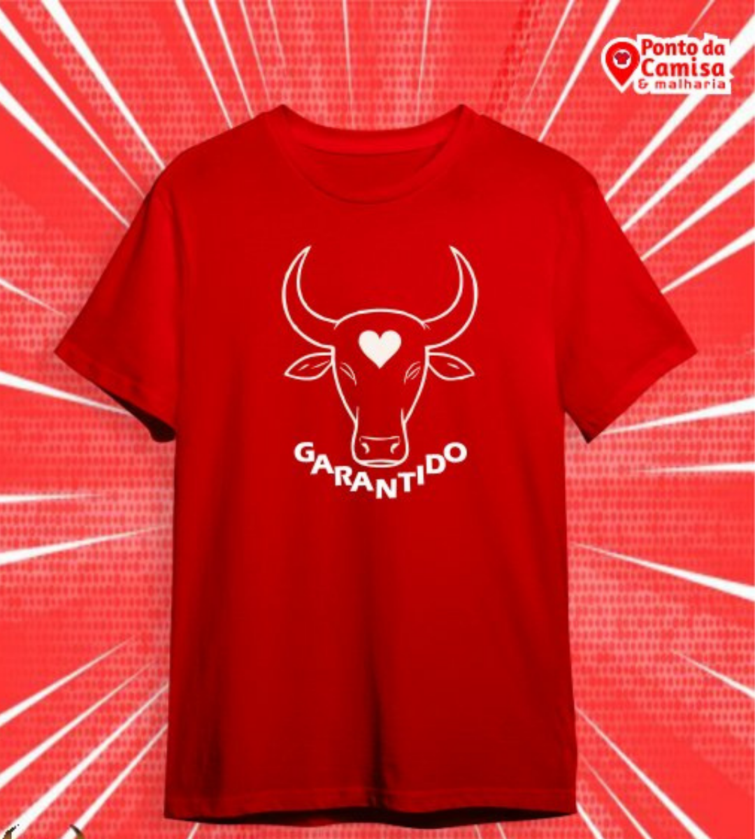 Camisa Parintins - Rosto Garantido Traço Fino