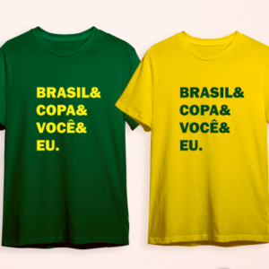 Camisa Dia dos Namorados - Brasil & Copa