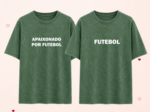 Camisa Dia dos Namorados - Apaixonado por Futebol