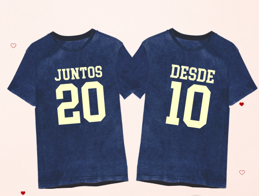 Camisa Dia dos Namorados - Junto desde