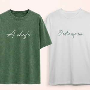Camisa Dia dos Namorados - Chefe e Estagiario