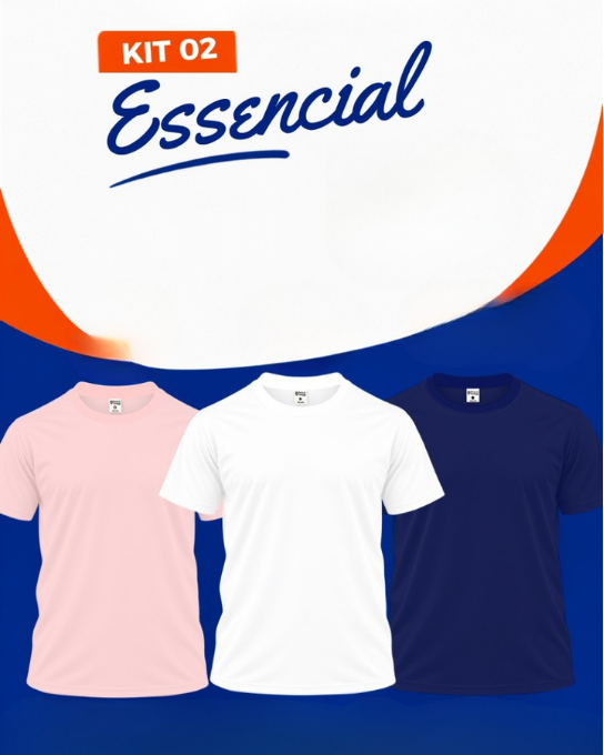 Kit Essencial - 3 Camisas