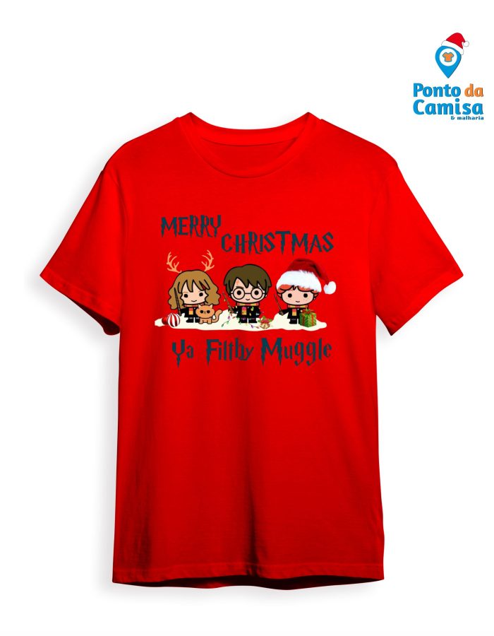 Camisa modelo Natal Harry Potter