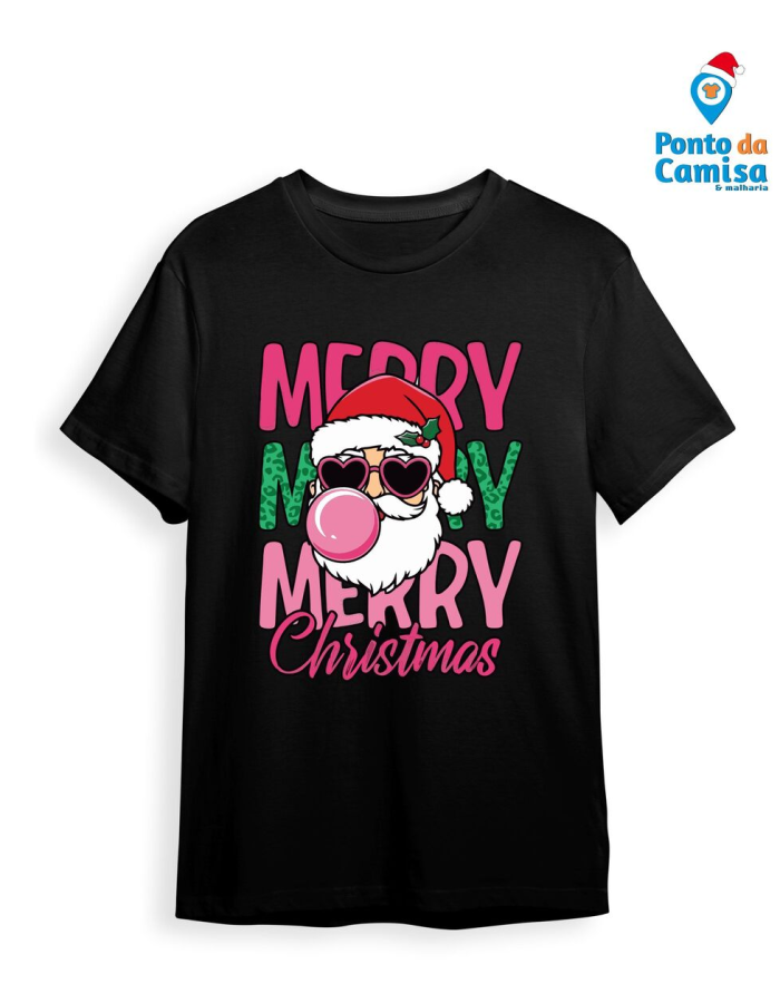 Camisa Natal – Merry Merry Merry
