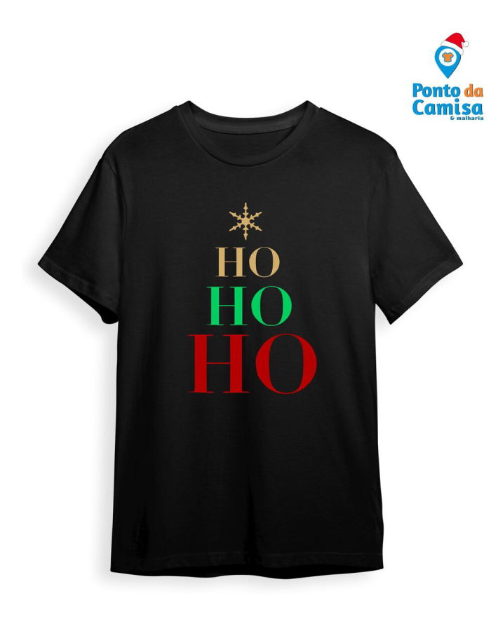 Camisa Natal – Ho Ho ho