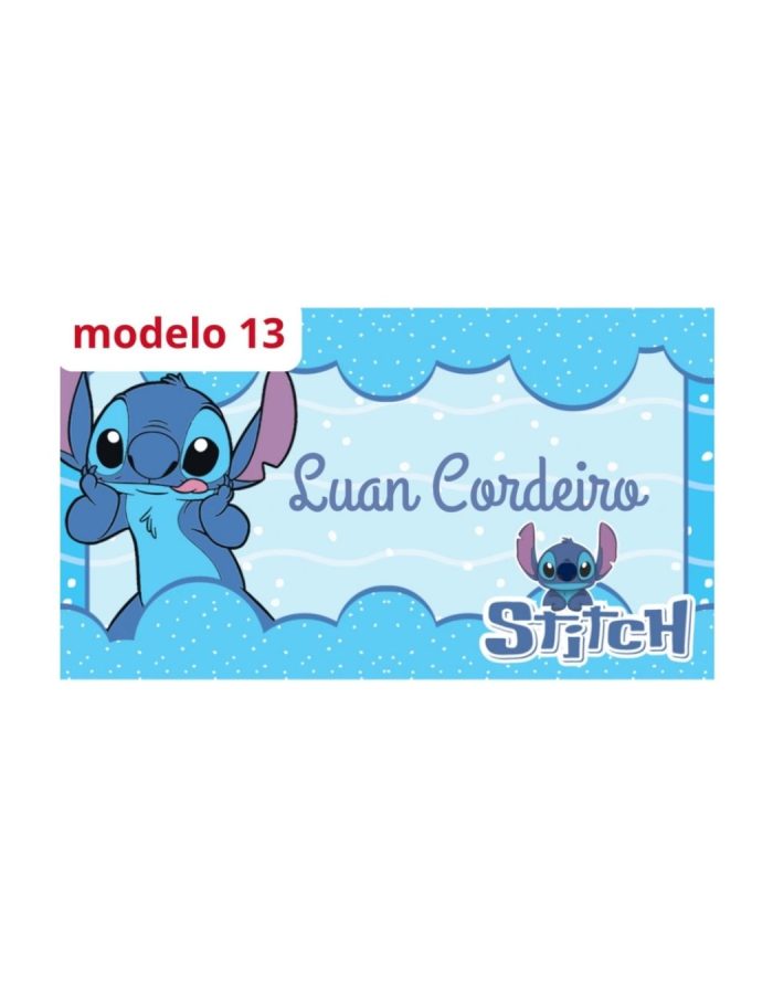 Etiquetas Termocolantes – Stitch