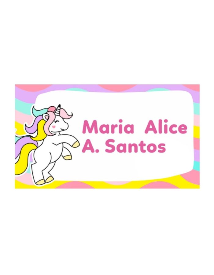 Etiquetas Termocolantes – Unicórnio 2