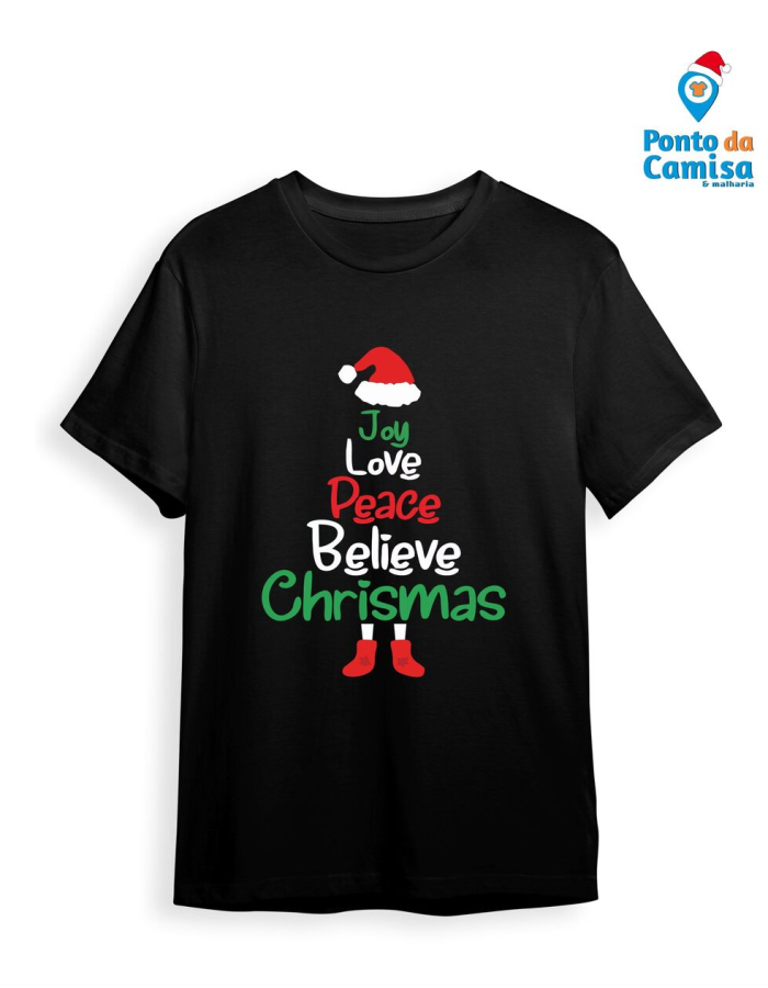 Camisa Natal – Believe Christmas