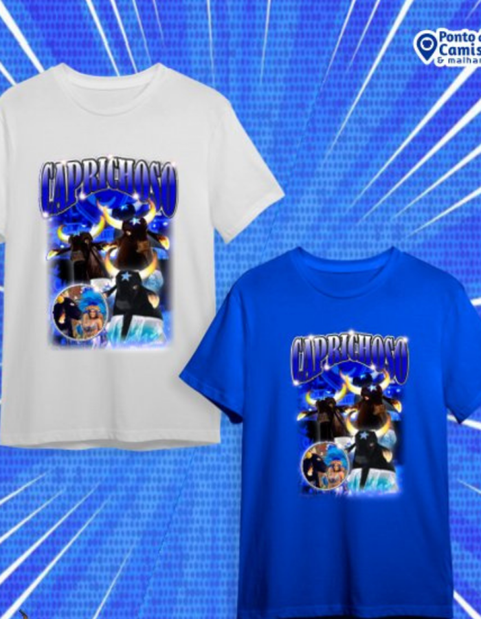 Camisa Parintins – Colagem Especial Caprichoso