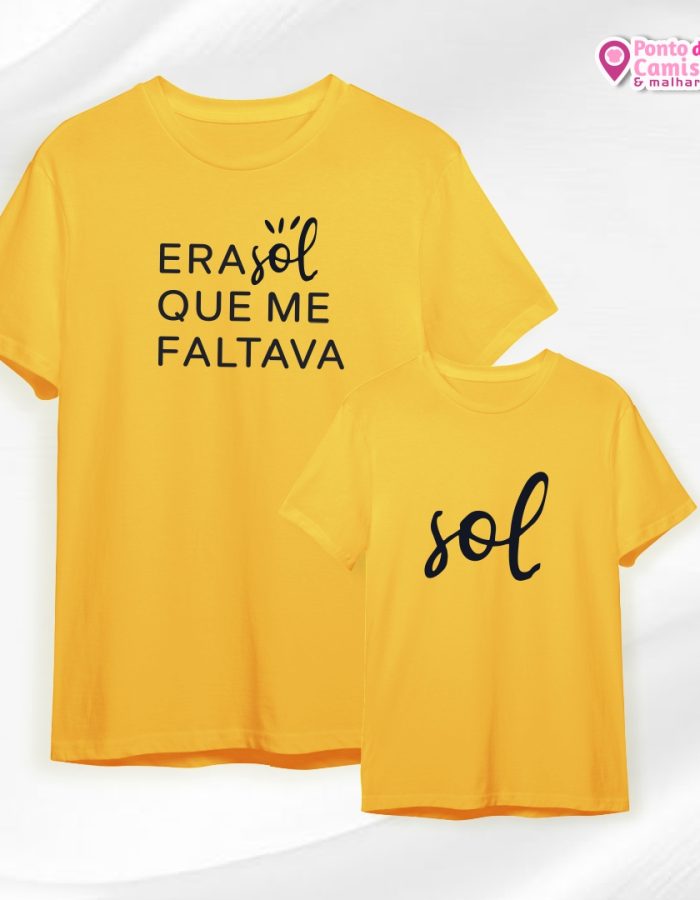 Camisa Dia das Mães – Era Sol que me faltava