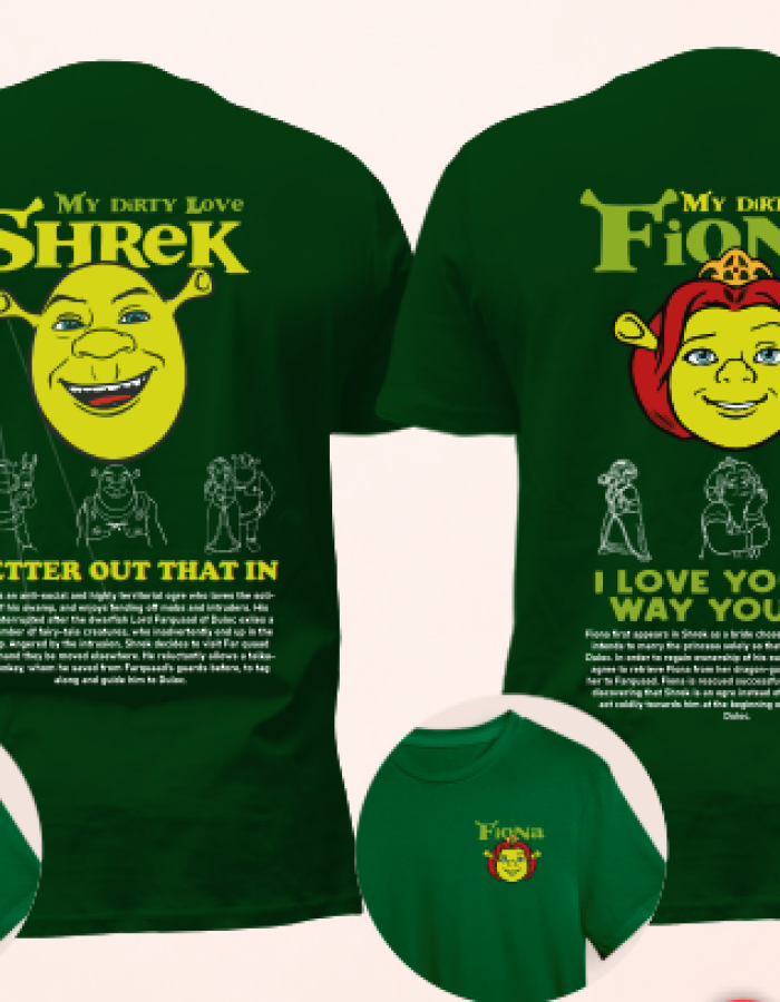 Camisa Dia dos Namorados – Sherek e Fiona
