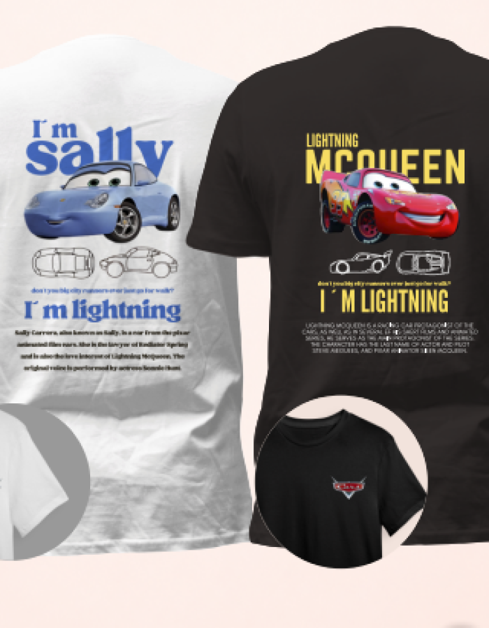 Camisa Dia dos Namorados – Mcqueen e Sally