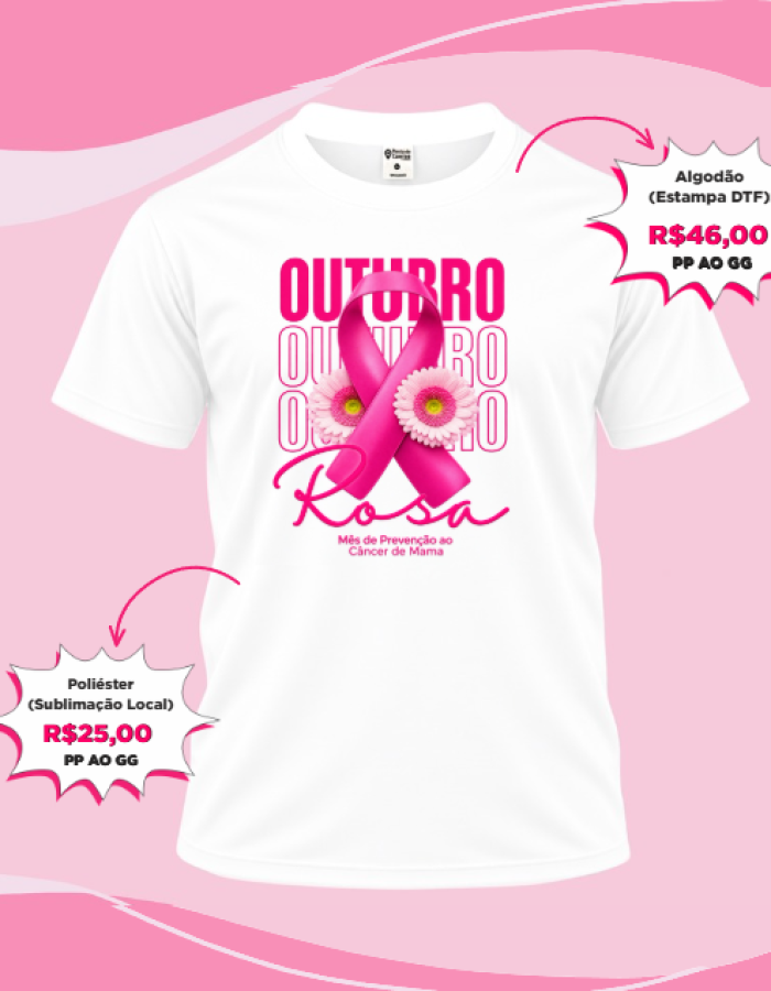 Camisa Outubro Rosa – Outubro Rosa