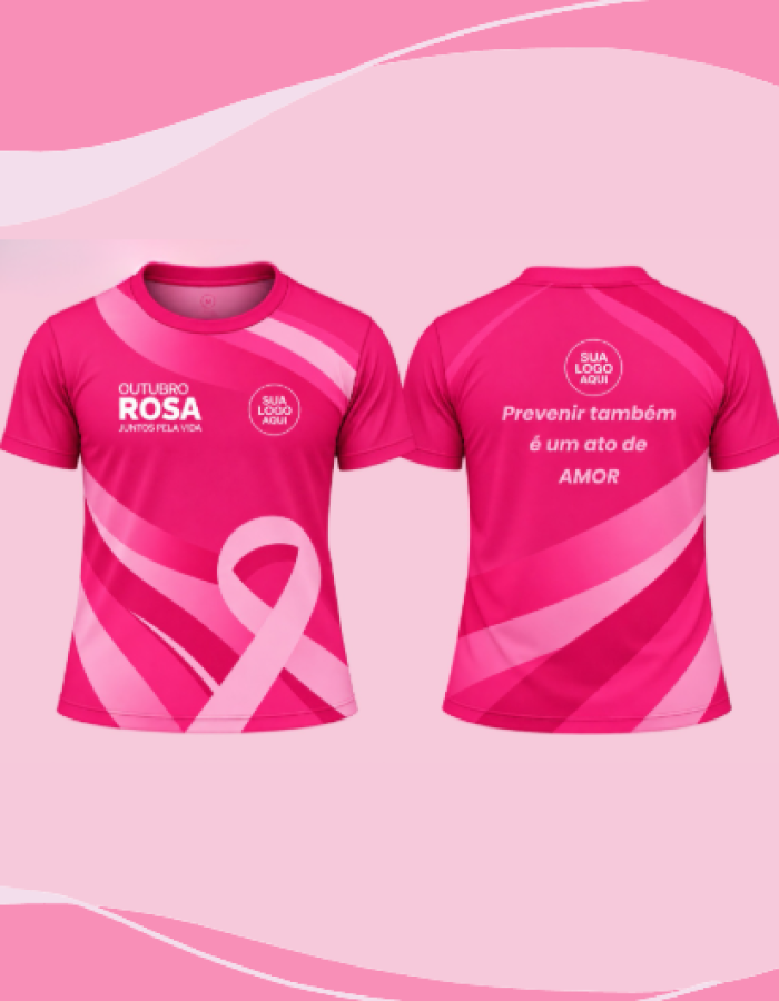 Camisa Outubro Rosa – Juntos Pela Vida