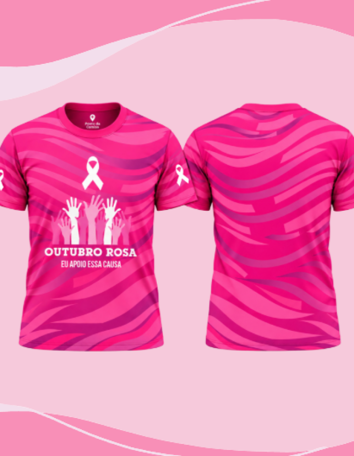 Camisa Outubro Rosa – Eu apoio essa Causa