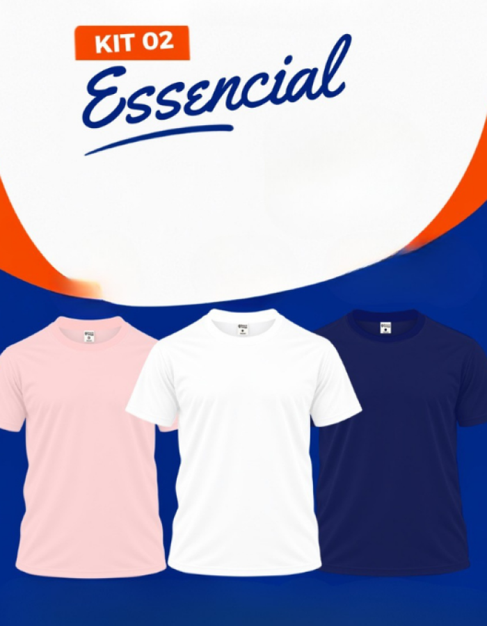 Kit Essencial – 3 Camisas