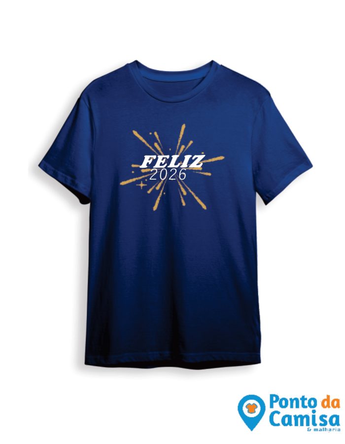 Camisa Réveillon – Fogos Feliz 2026