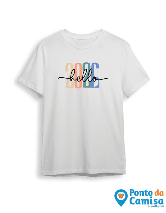 Camisa  Réveillon – 2026 Hello