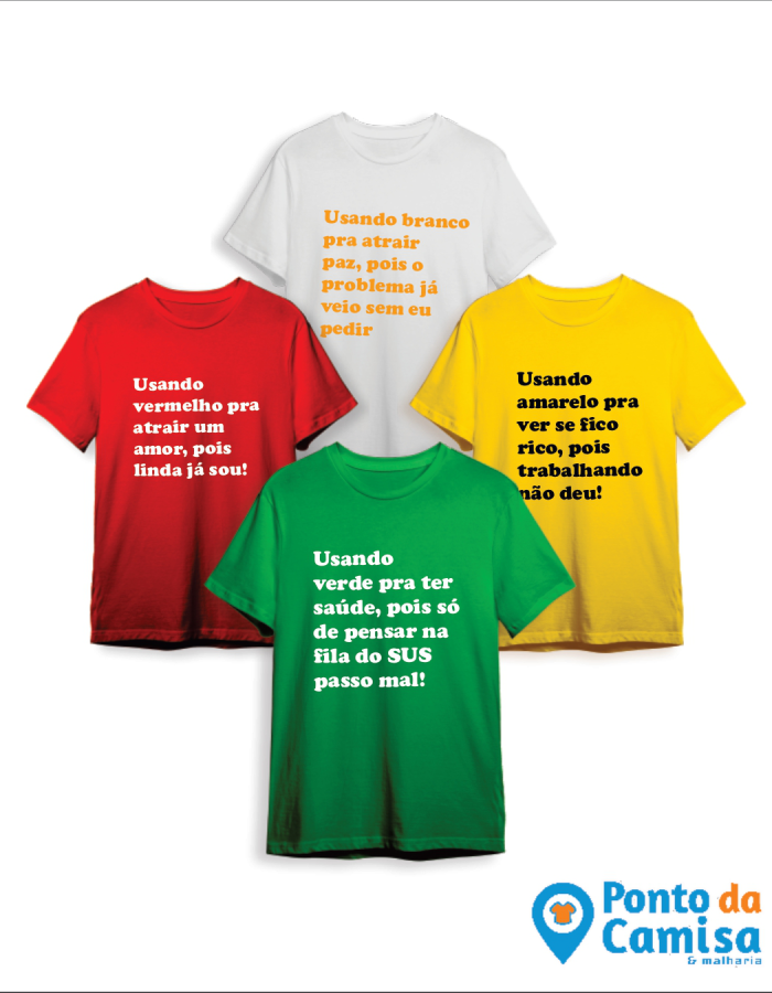 Camisa Réveillon- Cores